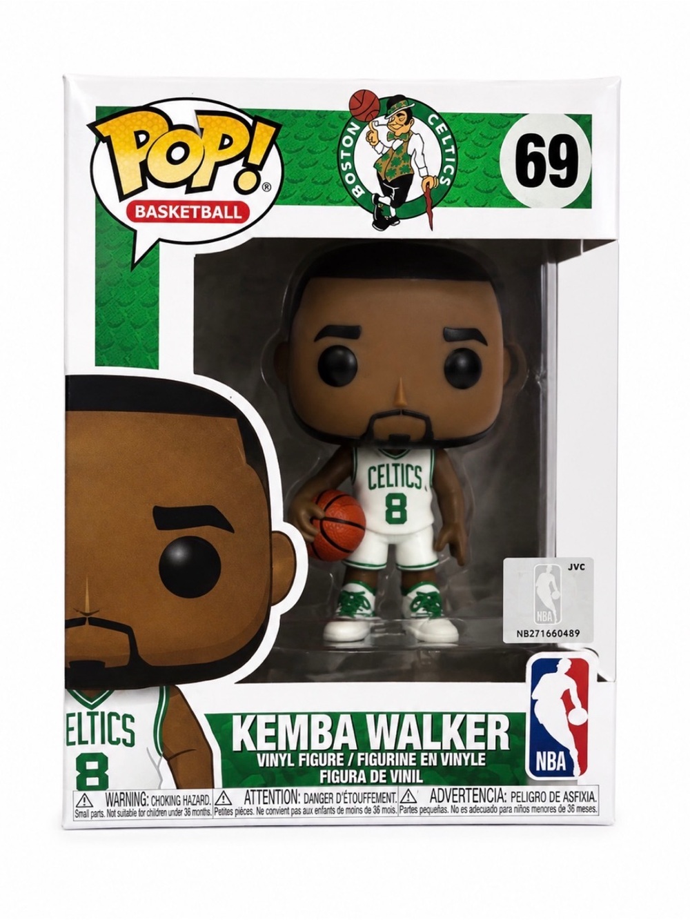 Funko POP! Kemba Walker Celtics Vinyl Figure - Green/White #69